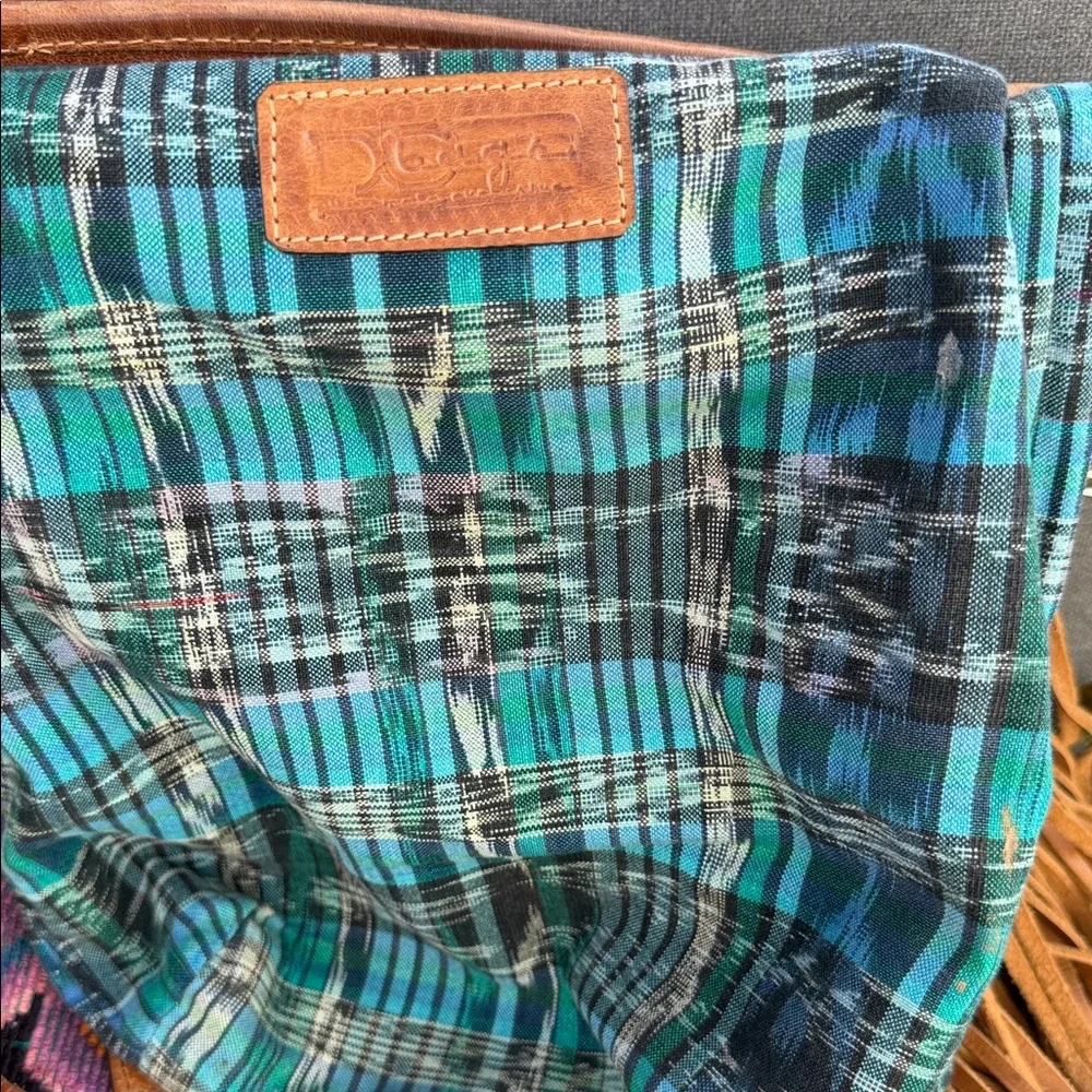 Nena & Co. Multicolor Fringe Tote Bag - Picture 3 of 4